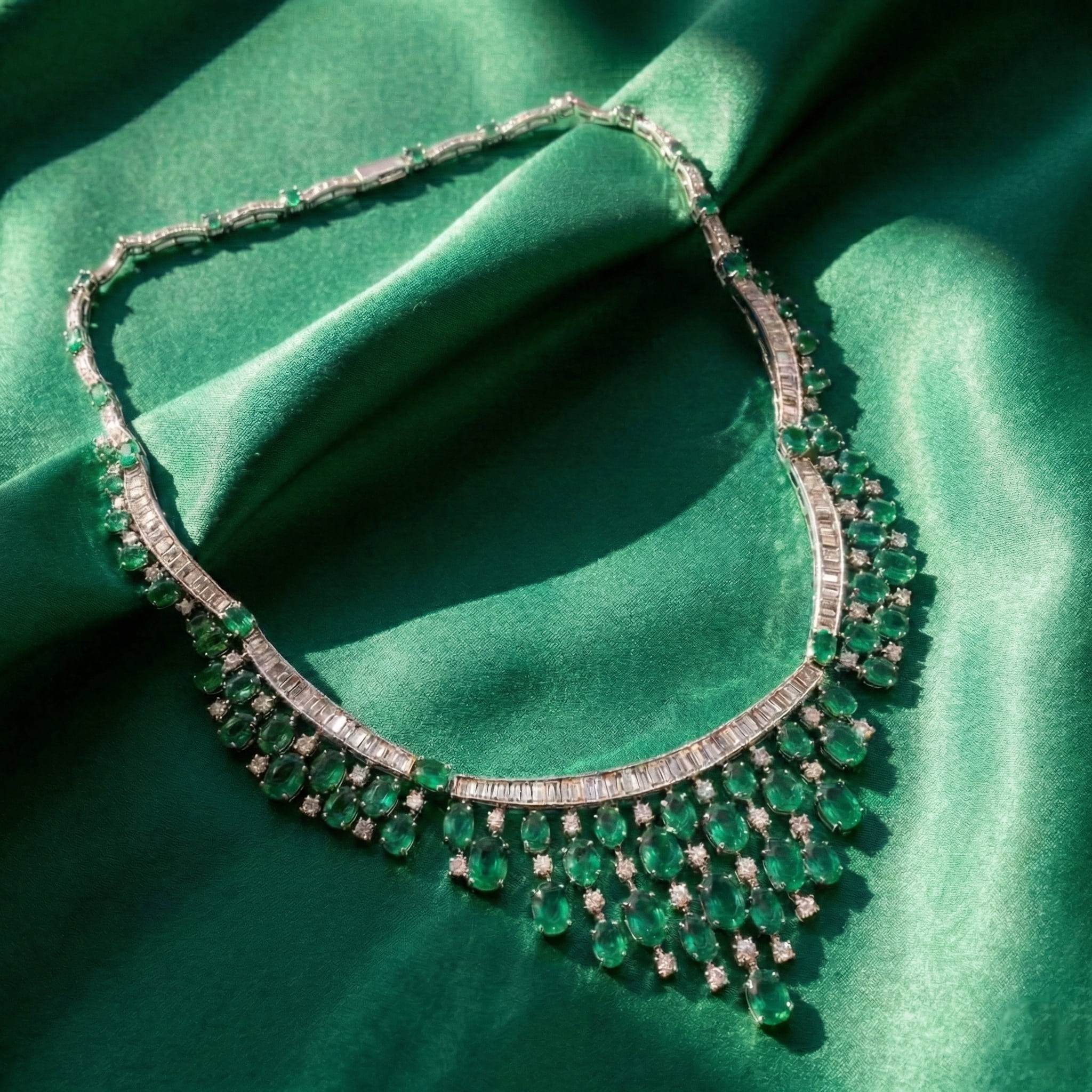 Bespoke Hand-Painted Enamel and Emerald Ring – Artisan Craftsmanship at Samuel & Co