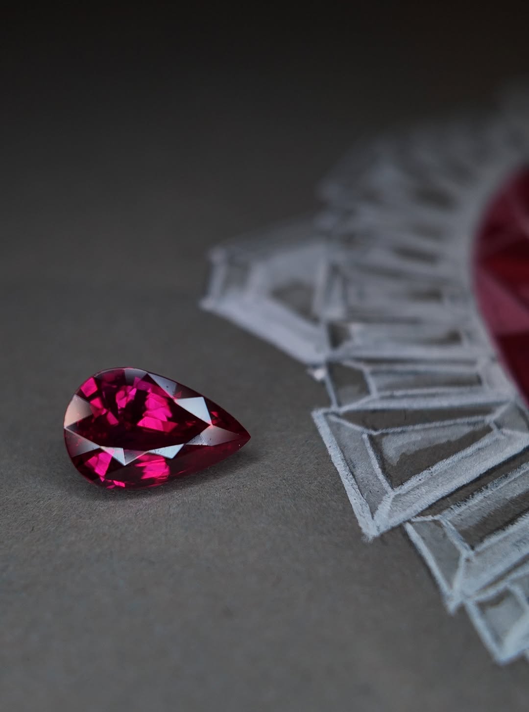 1.52 carat Pigeon Blood Ruby Myanmar Heat Treated AIGS Certified