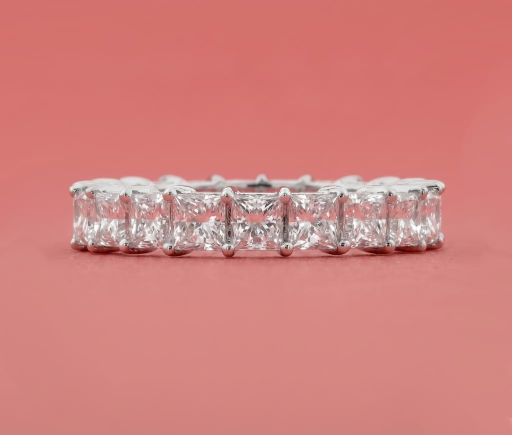 Tessera — Princess-Cut Diamond Full Eternity Band
